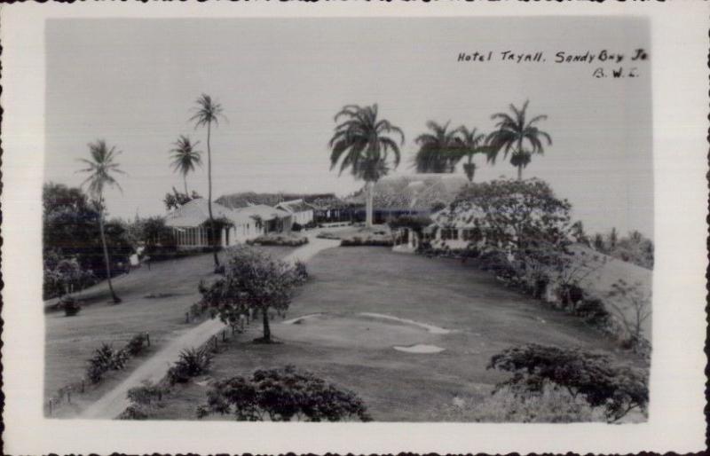 Sandy Bay Jamaica Hotel Tryall Real Photo Postcard jrf