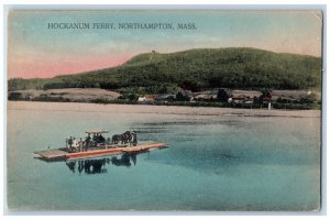 1915 Hockanum Ferry Northampton Massachusetts MA Antique Posted Postcard
