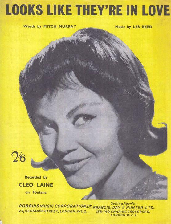 Looks Like They're In Love Cleo Laine 1960s Sheet Music