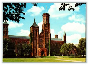 Smithsonian Institution Building Washington DC Postcard Continental View Card