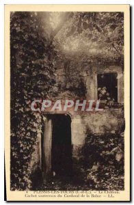 Postcard Old Plessis Tours Chateau Dungeon underground of Cardinal Balue