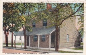 Old Legislature Hall Over 100 Years Old Vincennes Indiana