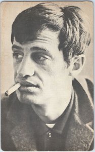 c1960s Jean-Paul Belmondo French Actor Smoking Cigarette Portrait Poster PC 8O