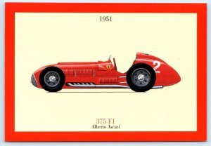 ALBERTO ASCARI Race Car Driver FERRARI ~ 1951 Advertising 4x6 Modern Postcard