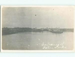 Pre-1918 rppc NICE VIEW Gatun Panama i3888