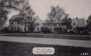 The Colony Inn R L Cooke Manager Hilton Village Virginia Dexter Press