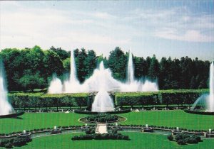 Longwood Gardens The Spectacular Main Fountain Garden Built Kennett Square Pe...