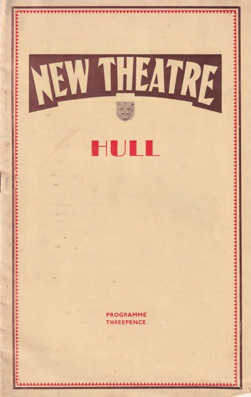 Rebecca Daphne Du Maurier 1941 Hull Yorkshire WW2 Theatre Programme