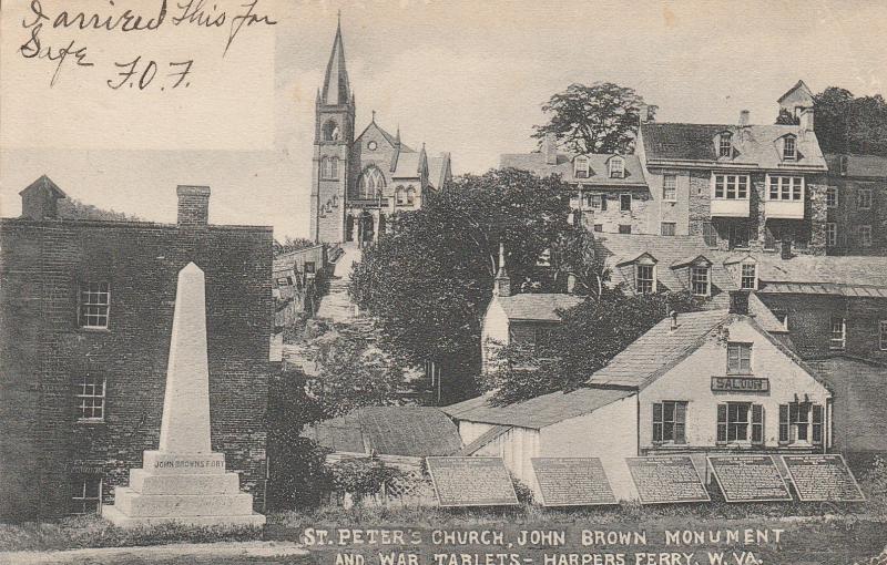 9043 St. Peters Church & Civil War Monuments, Harpers Ferry West Virginia 1907