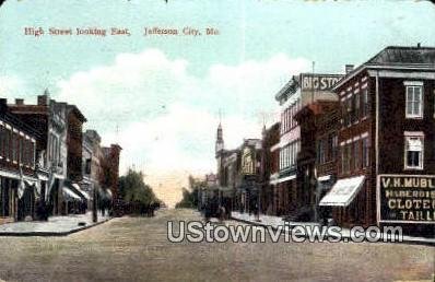 High Street in Jefferson City, Missouri