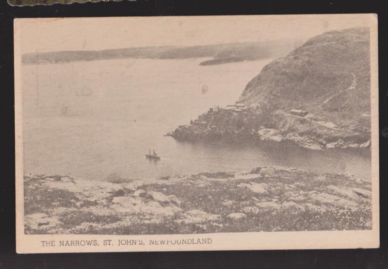 NEWFOUNDLAND - Schooner Sailing Out The Narrows, St John's - 1950s - Unused