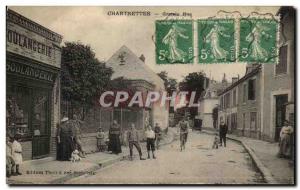 Old Postcard Chartrettes Grande Rue