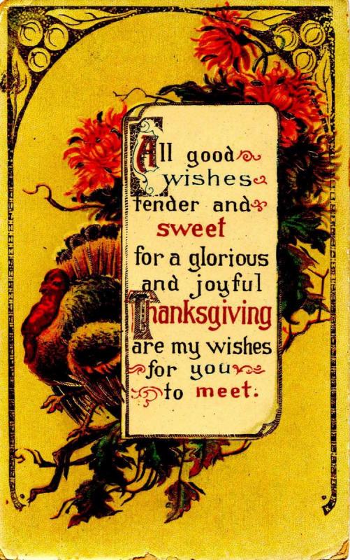 Greeting - Thanksgiving