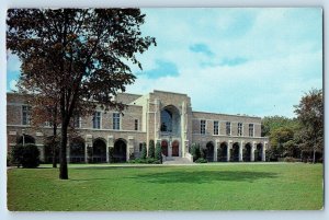Notre Dame Indiana Postcard University Notre Dame Rockne Memorial Building 1960