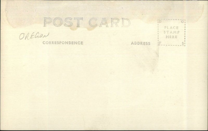 Oregon Caves Resort Real Photo Postcard c1930