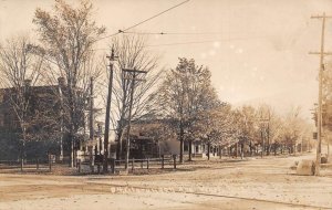 West Rutland Virginia Clarendon Avenue Street Scene Real Photo Postcard AA68188