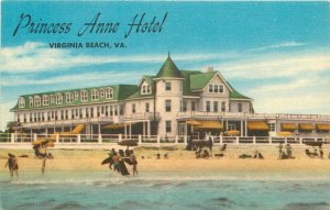 Beach Princess Anne Hotel Virginia Beach Virginia MWM Postcard 21-401