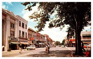 Postcard SHOPS SCENE Ann Arbor Michigan MI AR1777