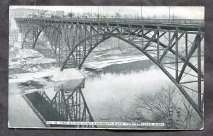 h2739 - FORT SNELLING Minn 1909 New Bridge over Mississippi River