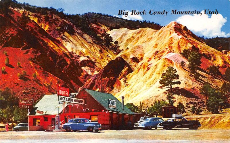 Big Rock Candy Mountain Utah Deluxe Motel Cabins Cafe Gas Pumps