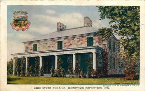 JAMESTOWN VA OHIO STATE BUILDING AT JAMESTOWN EXPOSITION POSTCARD c1900s