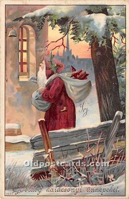 Santa Claus Postcard Old Vintage Christmas Post Card 1915