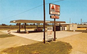 Cleveland Ohio Gaines Truck Stop Gas Station Vintage Postcard AA18056