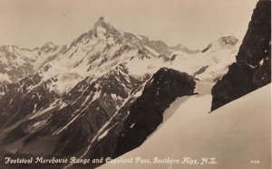 Footstool Morehouse Range New Zealand Real Photo Postcard