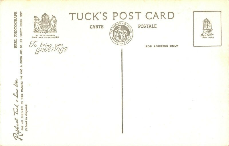 Tucks RPPC St. Paul's Cathedral London Vintage Postcard G63