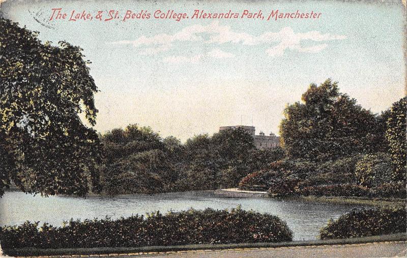 uk29658 the lake st bedes cellege alexandra park manchester uk