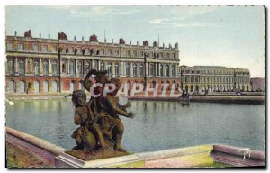 Old Postcard Versailles Chateau Garden Viewed