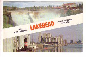 Kakabeka Falls, Grain Elevators, Fort William, Port Arthur, now Thunder Bay, ...