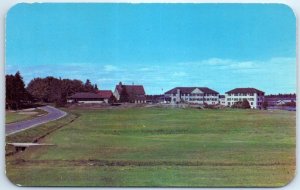 Postcard - Approach to Sebasco Lodge And Cottages - Sebasco Estate, Maine