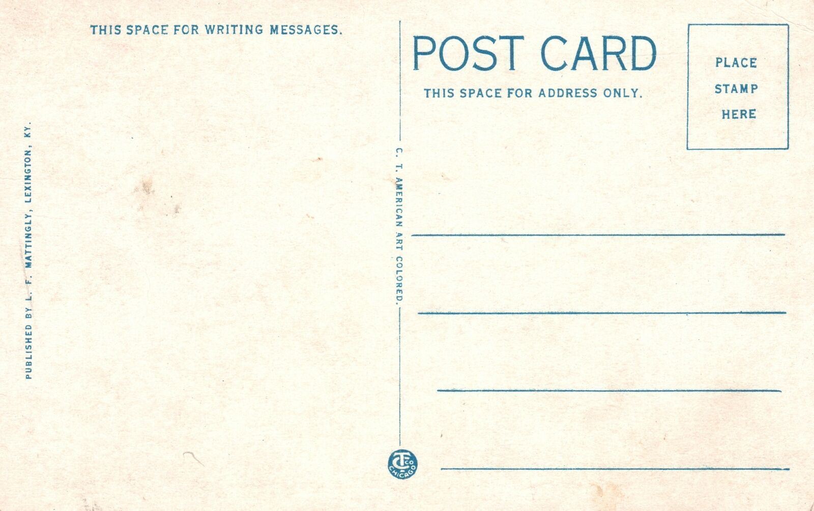 Vintage Postcard Fayette County Courthouse In Fayette National Bank