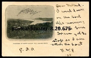 675 - NORTH HATLEY Quebec Postcard 1900s Panoramic View
