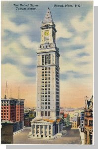 Nice Boston, Massachusetts/MA Postcard, US Custom House, Near Mint!