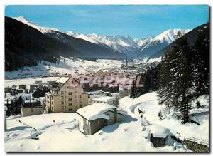 Modern Postcard Davos began Tinzenhorn