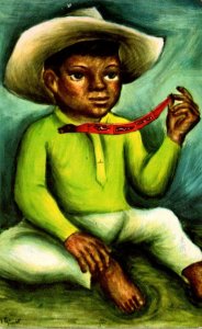 Mexico Young Boy In Typical Costume