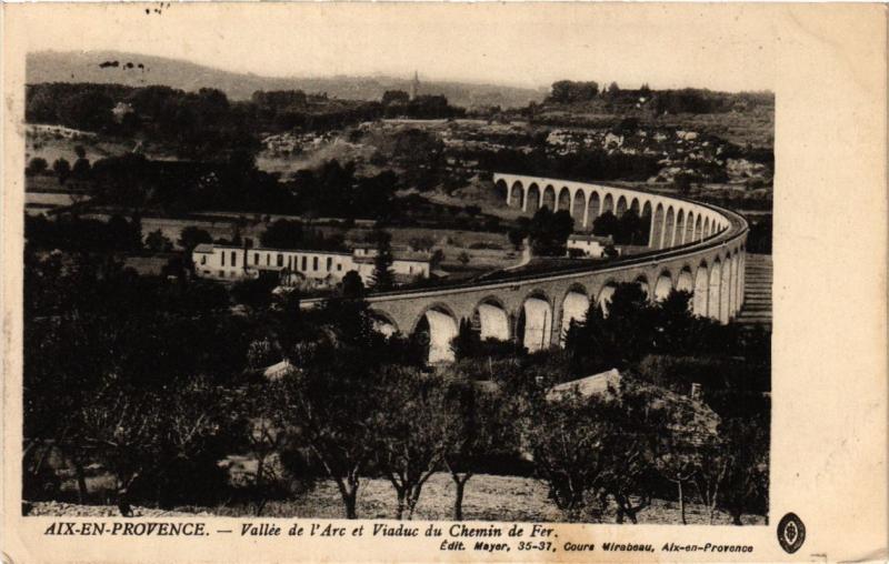 CPA AIX-en-PROVENCE - Vallee de l'Arc et Viaduc (213804)
