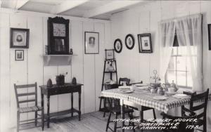 Iowa West Branch Interior Herbert Hoover Birthplace Real Photo