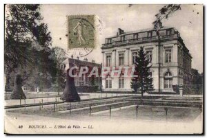 Old Postcard Bouges The City Hall