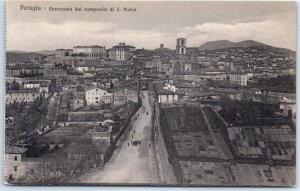 M-47132 Panorama View from the Bell Tower San Pietro Perugia Italy