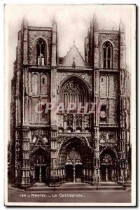 Old Postcard Nantes La Cathedrale