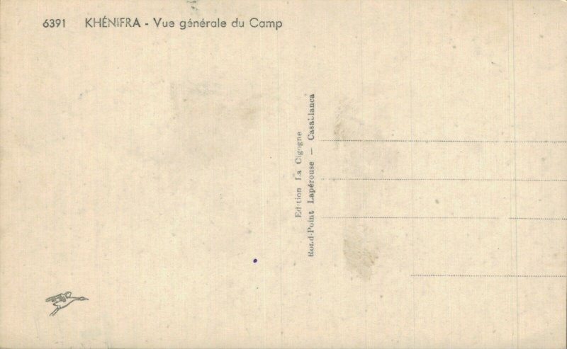 Morocco Khénifra Vue Generale du Comp Khenifra RPPC 07.40