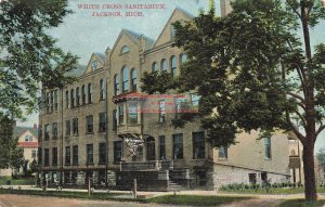 MI, Jackson, Michigan, White Cross Sanitarium, Exterior, SL & Co Pub No E7257