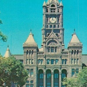 USA City & County Building Salt Lake City Utah Chrome Postcard 07.64