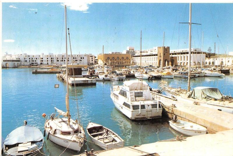 BR25433 Vue du port de Sidi Fredj ship bateaux 2 scans france