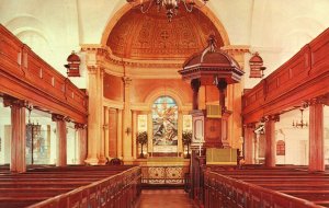 Vintage Postcard Interior of St. Michael's Church Charleston South Carolina SC