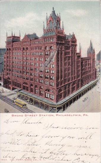 Pennsylvania Philadelphia Broad Street Station 1905