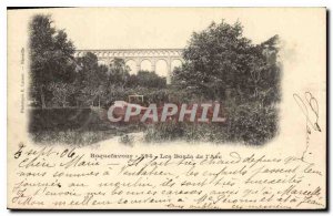 Old Postcard Roquefavour the Arc Edges